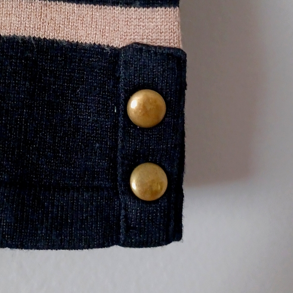 Tan and black stripped top - Picture 2 of 2